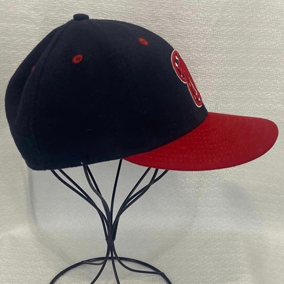 New Era 59Fifty Washington Nationals Baseball Cap Stars & Stripes sz 7-1/4 - Picture 2 of 6